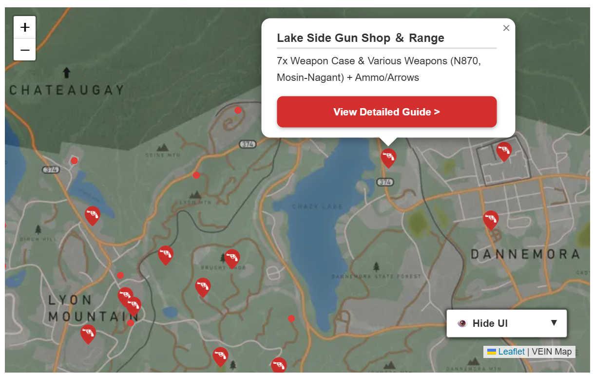 VEIN Interactive Map: Where to Find Guns & Ammo (High-Tier Loot ...